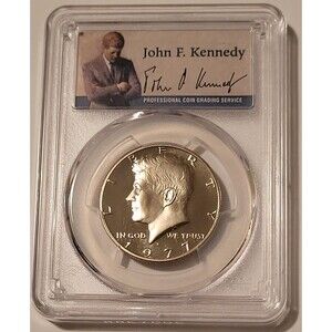 1977 S Kennedy Half Dollar Proof PR70 DCAM PCGS Portrait Label